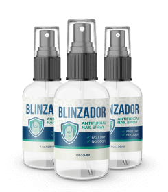 Three bottles of Blinzador Antifungal Nail Spray